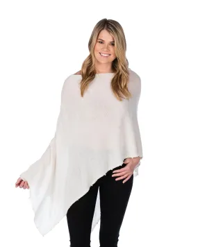 100% Cashmere Dress Topper with Pearl Trim