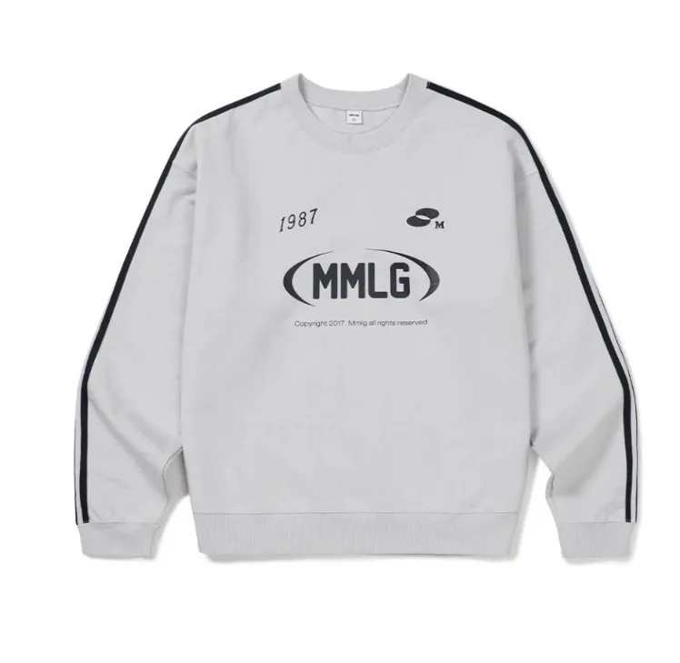 87MM  |Unisex Street Style Long Sleeves Plain Cotton Logo