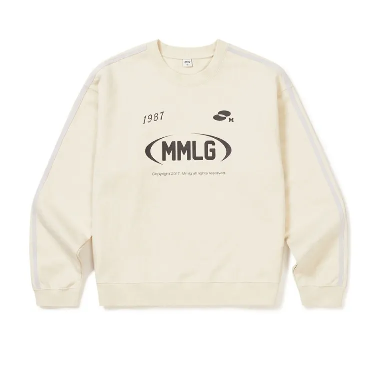 87MM  |Unisex Street Style Long Sleeves Plain Cotton Logo