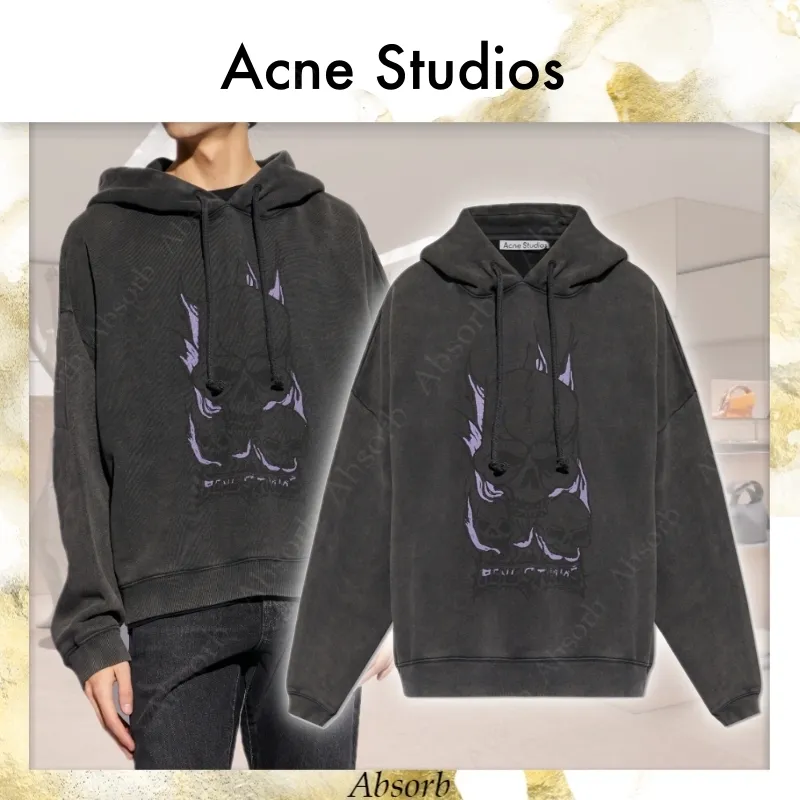 Acne Studios  |Unisex Street Style Long Sleeves Cotton Oversized Designers