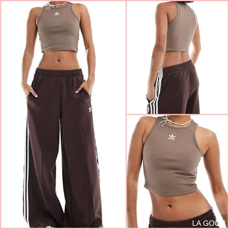 adidas  |Crew Neck Street Style Plain Logo Loungewear Skater Style