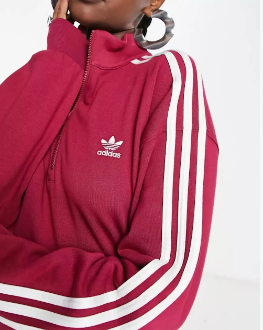 adidas  |Street Style Long Sleeves Plain Cotton Long Logo Loungewear