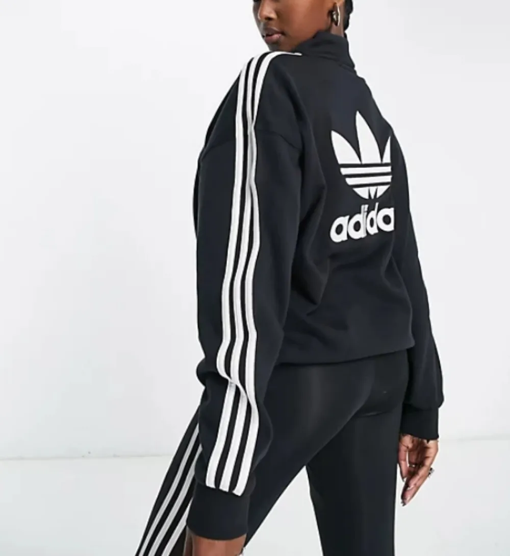 adidas  |Street Style Long Sleeves Plain Cotton Long Logo Loungewear