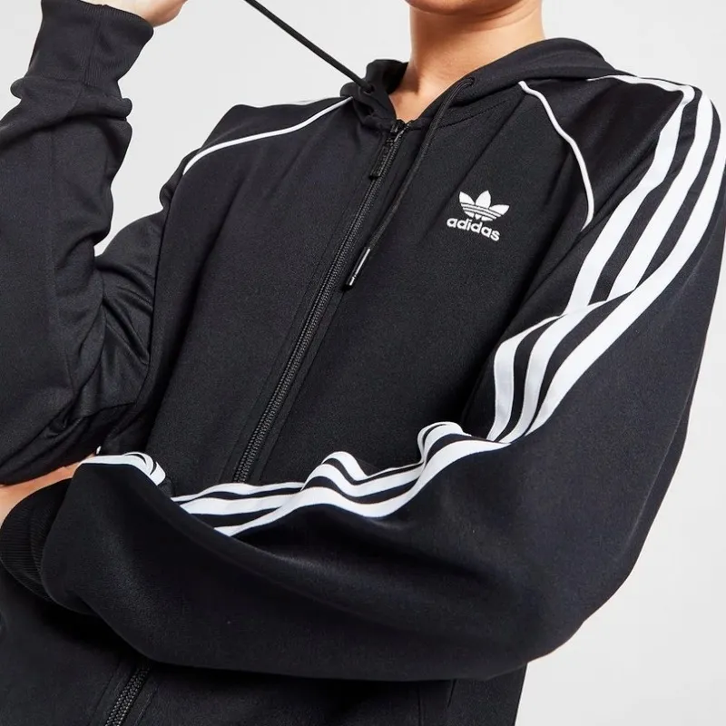 adidas  |Stripes Unisex Street Style Long Sleeves Plain Medium Logo