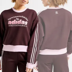 adidas  |Unisex Sweat Blended Fabrics Street Style Long Sleeves Plain