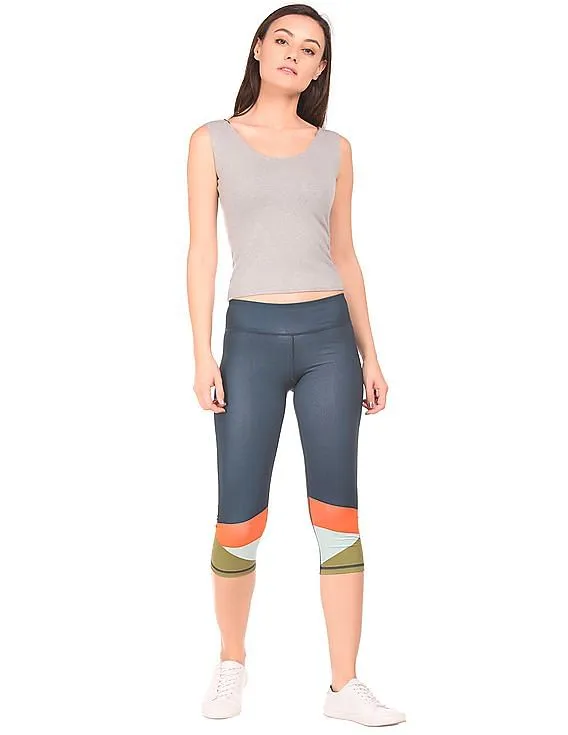 Aeropostale Colour Block Capri Leggings