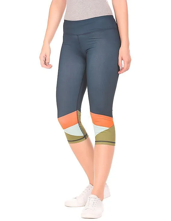 Aeropostale Colour Block Capri Leggings