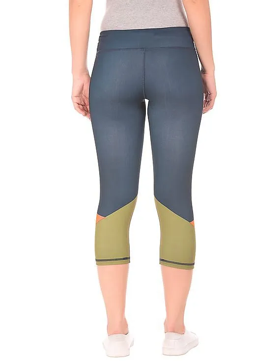 Aeropostale Colour Block Capri Leggings