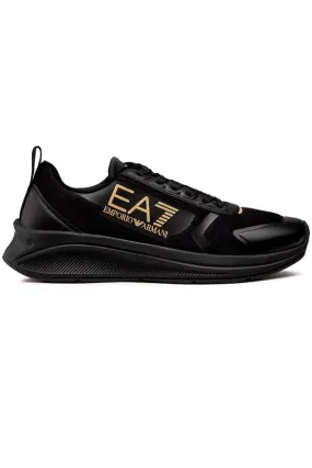 Armani EA7 Gold Runner Sneakers Black