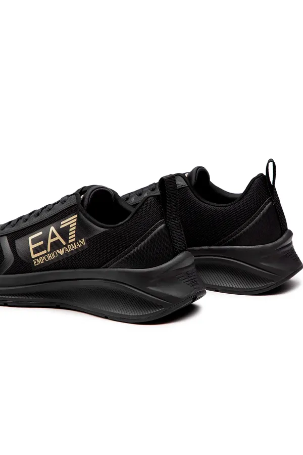 Armani EA7 Gold Runner Sneakers Black