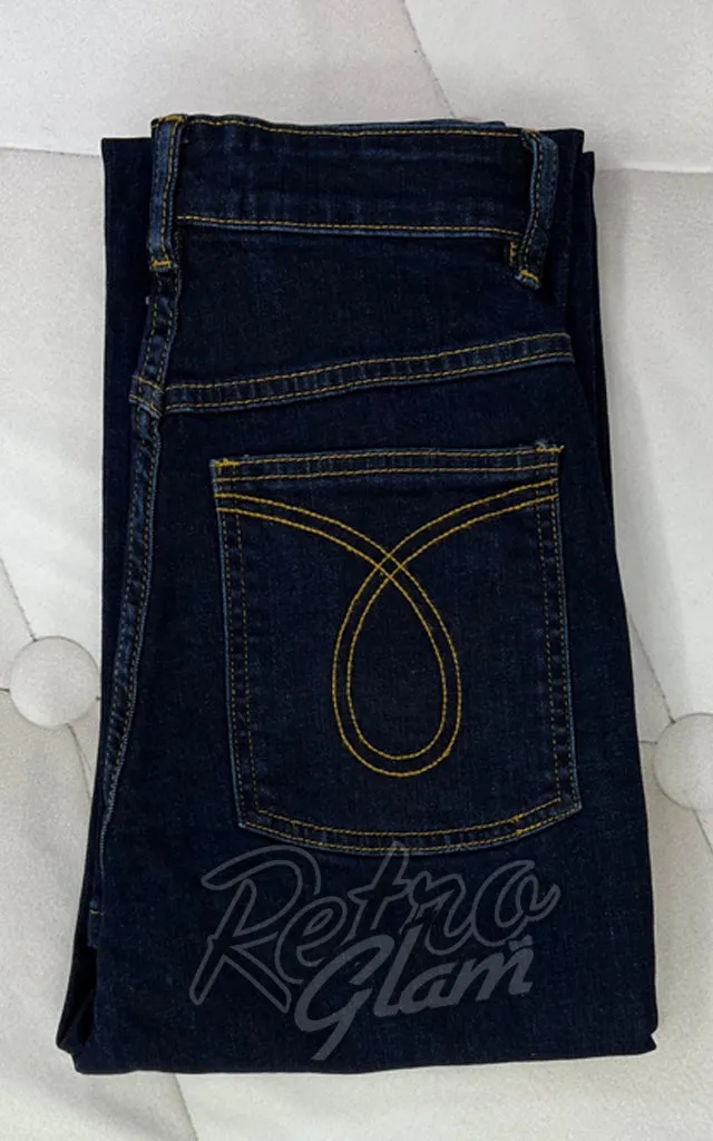 Astro Bettie Midge Classic Reproduction Jeans in Indigo