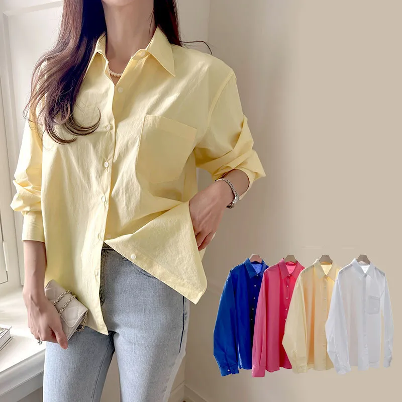 BADDIARY  |Casual Style Long Sleeves Plain Cotton Office Style