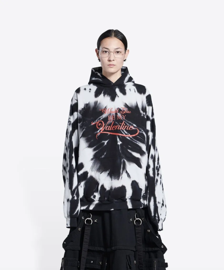 BALENCIAGA  |Unisex Street Style Tie-dye Long Sleeves Cotton