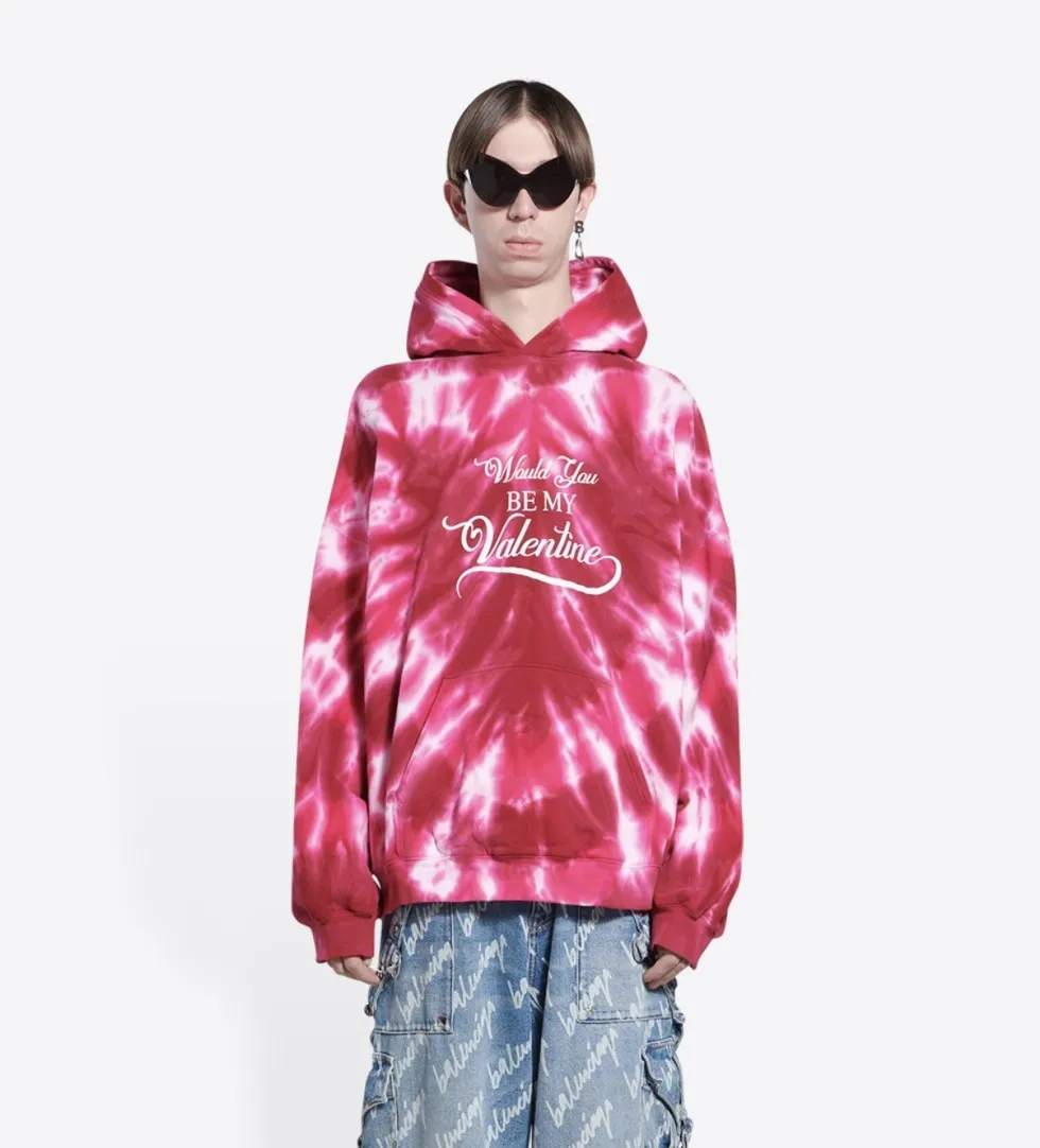 BALENCIAGA  |Unisex Street Style Tie-dye Long Sleeves Cotton