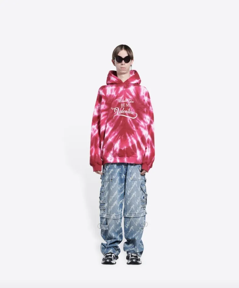 BALENCIAGA  |Unisex Street Style Tie-dye Long Sleeves Cotton