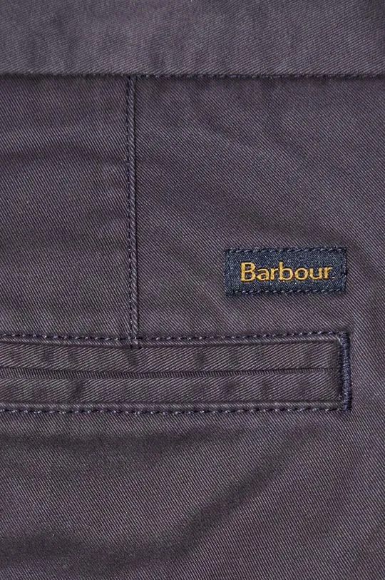 Barbour trousers men's navy blue color