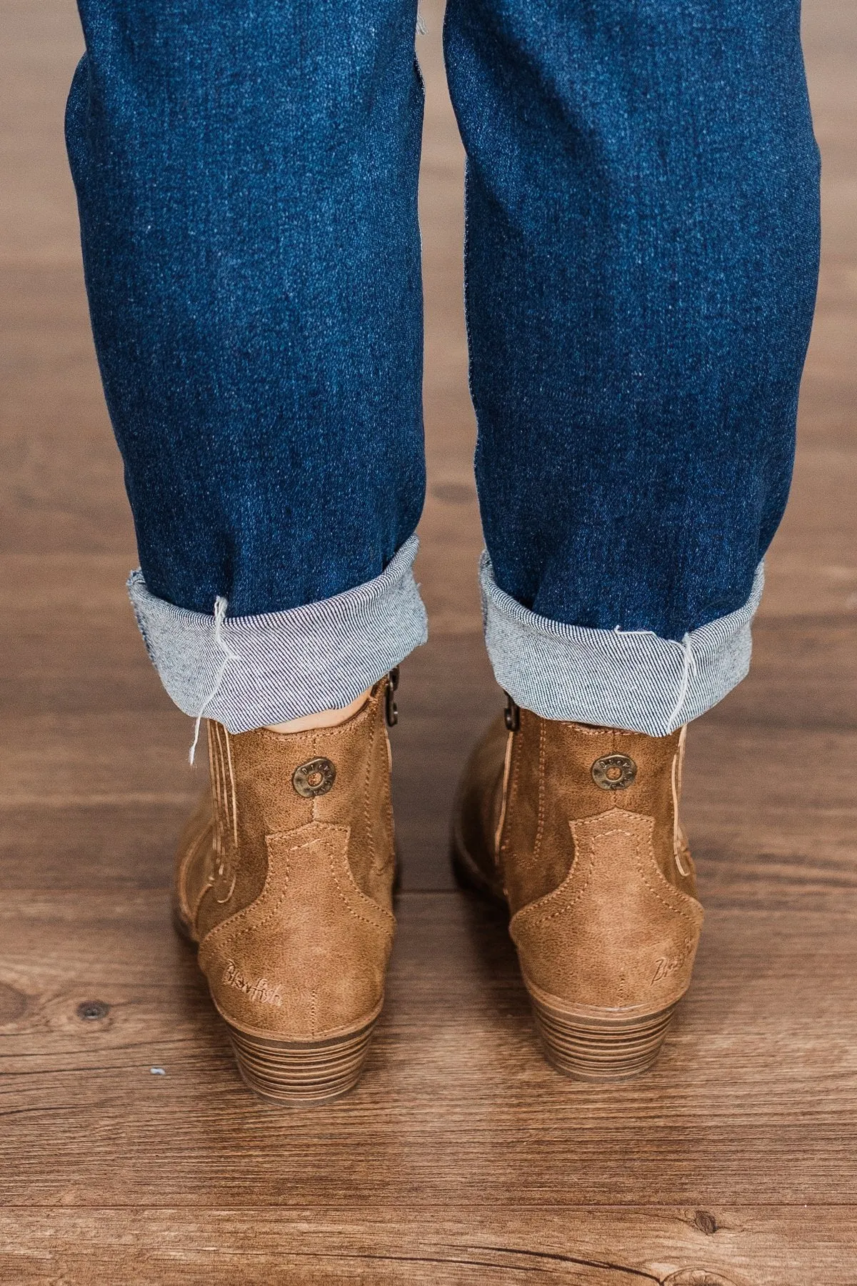 Blowfish Caitlynn Booties- Brown Prospector