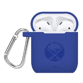 Buffalo Sabres Blue Debossed Silicone AirPods Case Cover