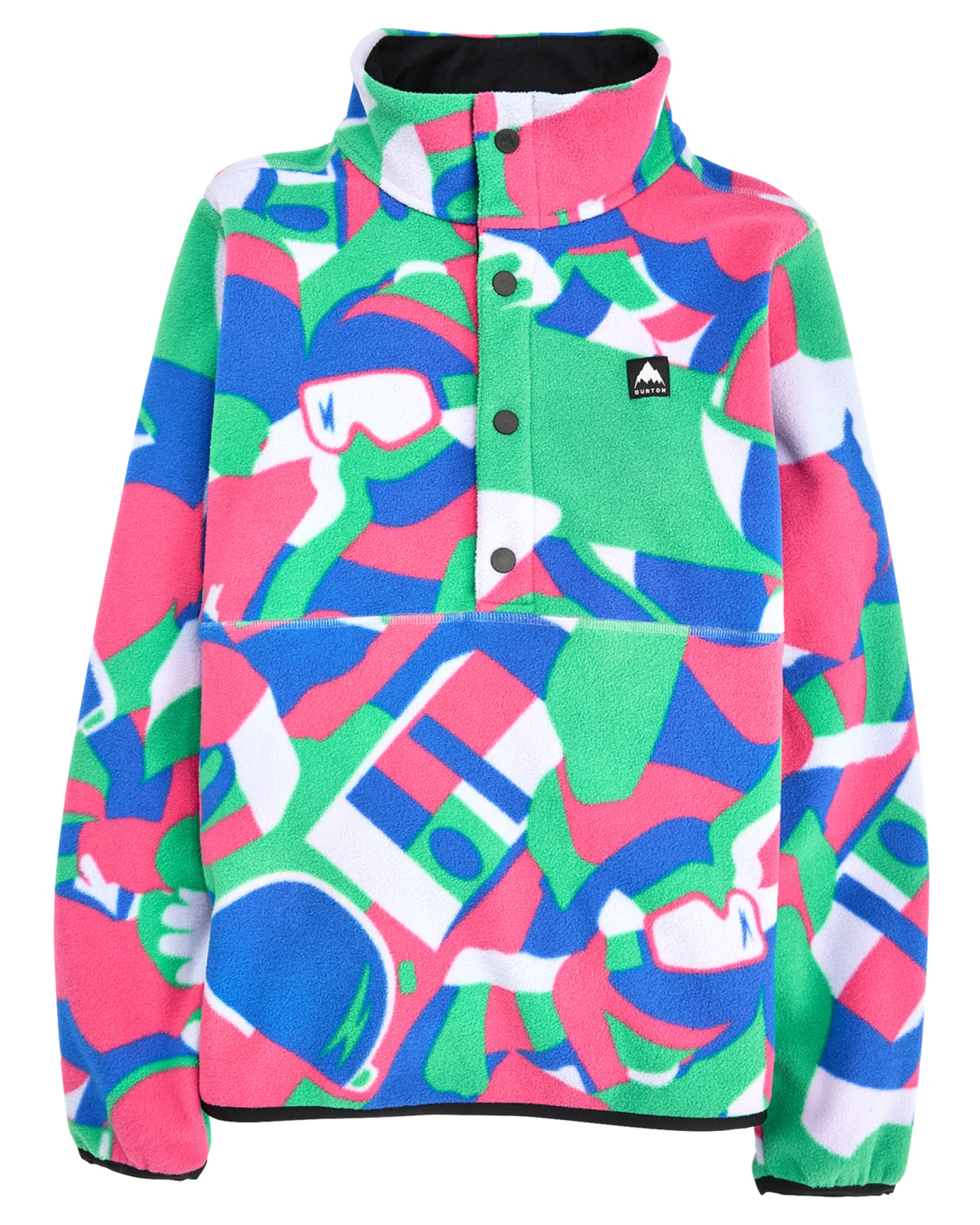 Burton Kids' Cinder Fleece Anorak - Multi Cosmoblock