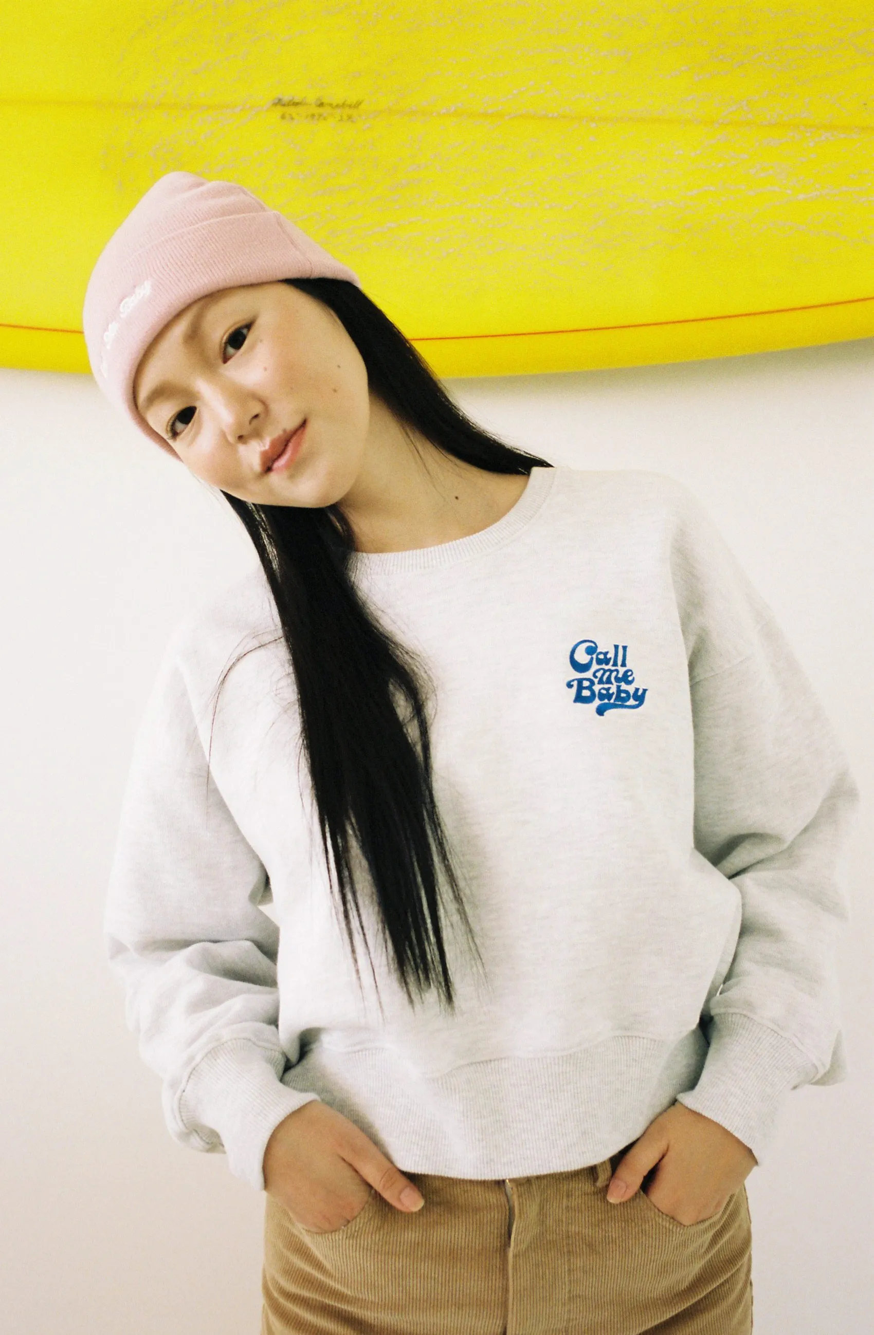 Call Me Baby  |Street Style Long Sleeves Logo Hoodies & Sweatshirts