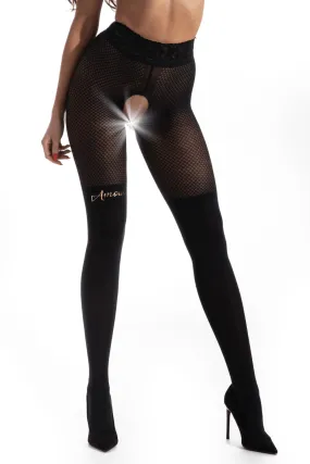 Cat Girl Open Crotch Tights 50/30 Den