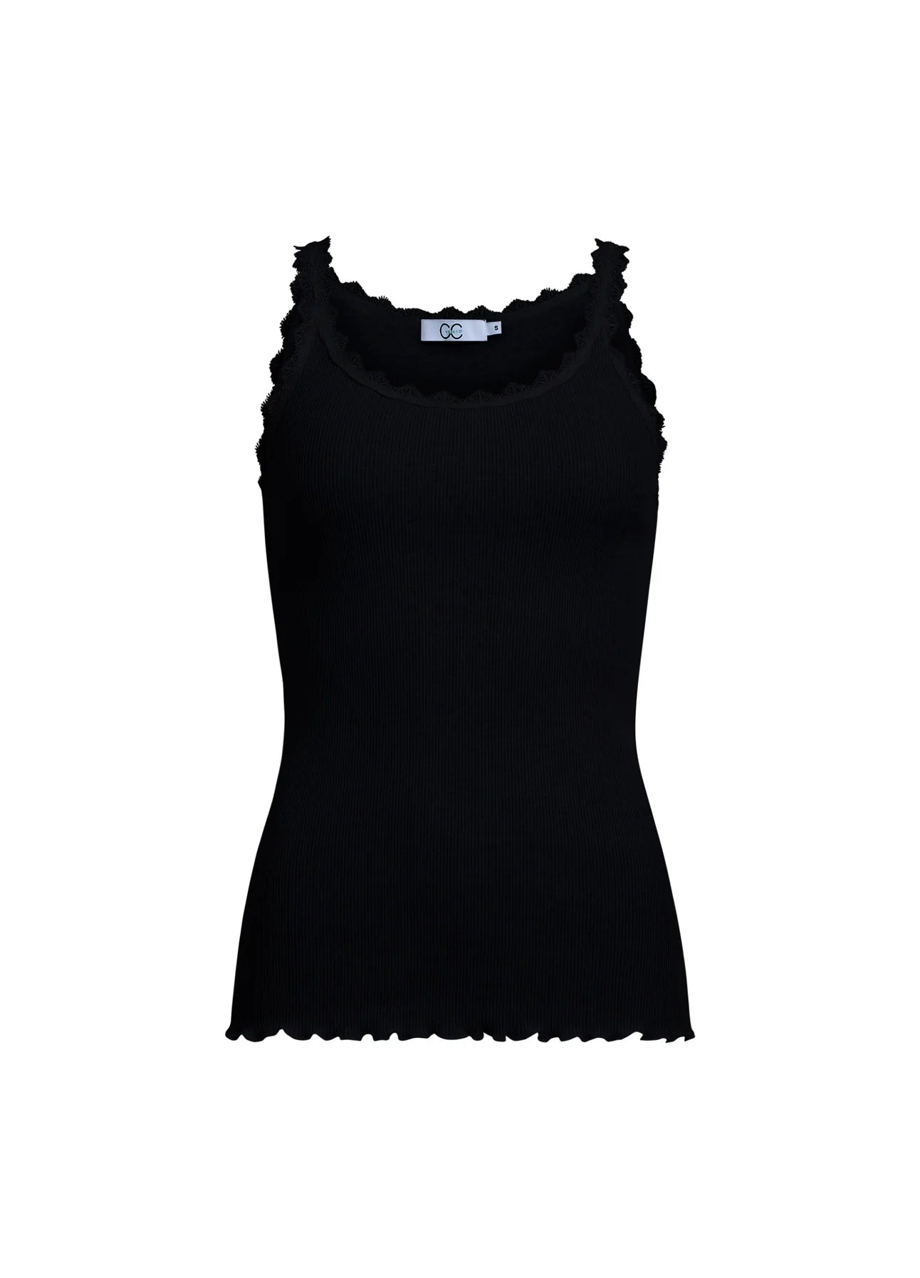 CC Heart - Poppy Silk Lace Camisole Black