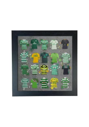 Celtic Football Framed Picture 40cm x 40cm - Black