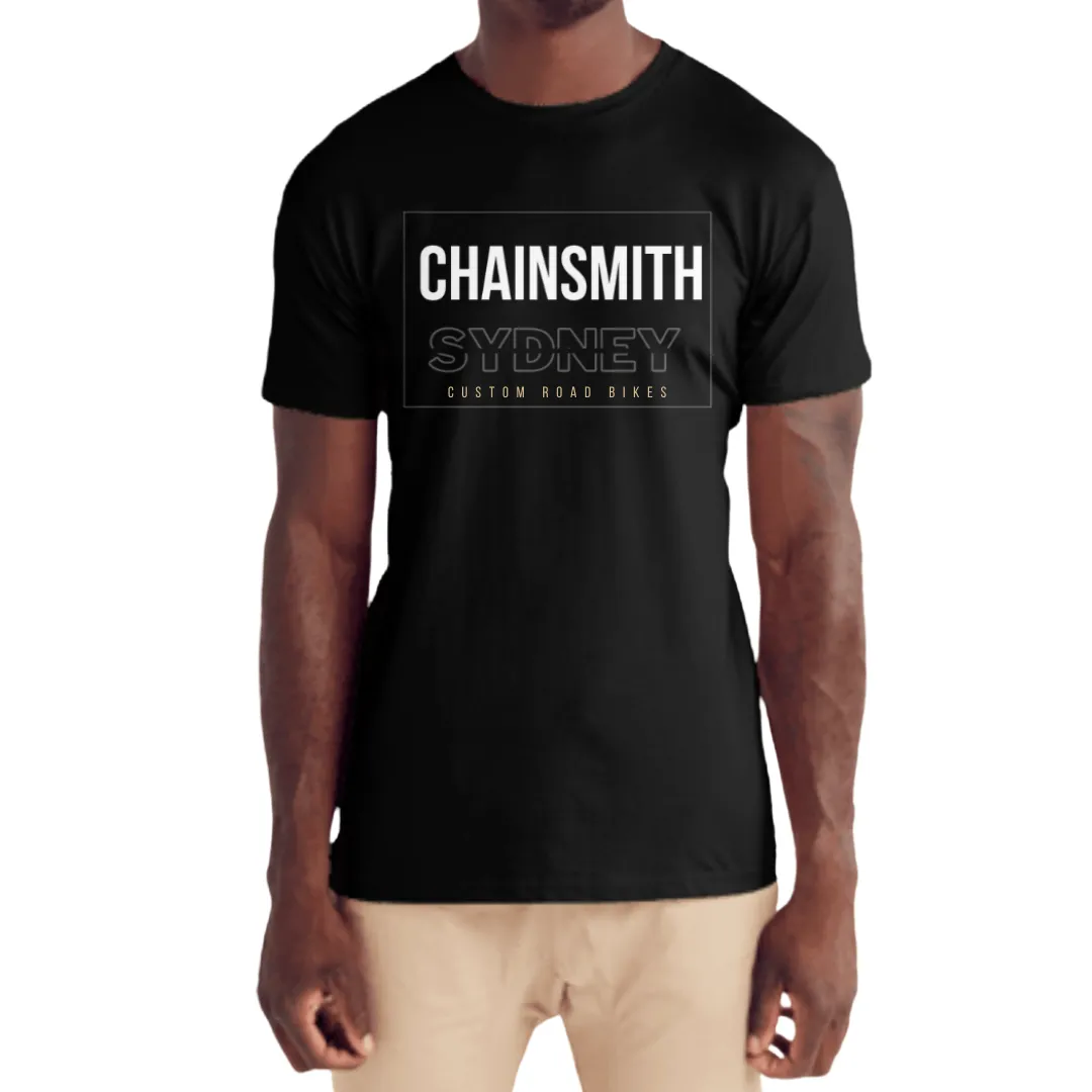 CHAINSMITH SYDNEY BIKE SHOP BLACK T-SHIRT ACCESSORY