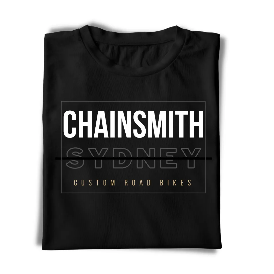 CHAINSMITH SYDNEY BIKE SHOP BLACK T-SHIRT ACCESSORY