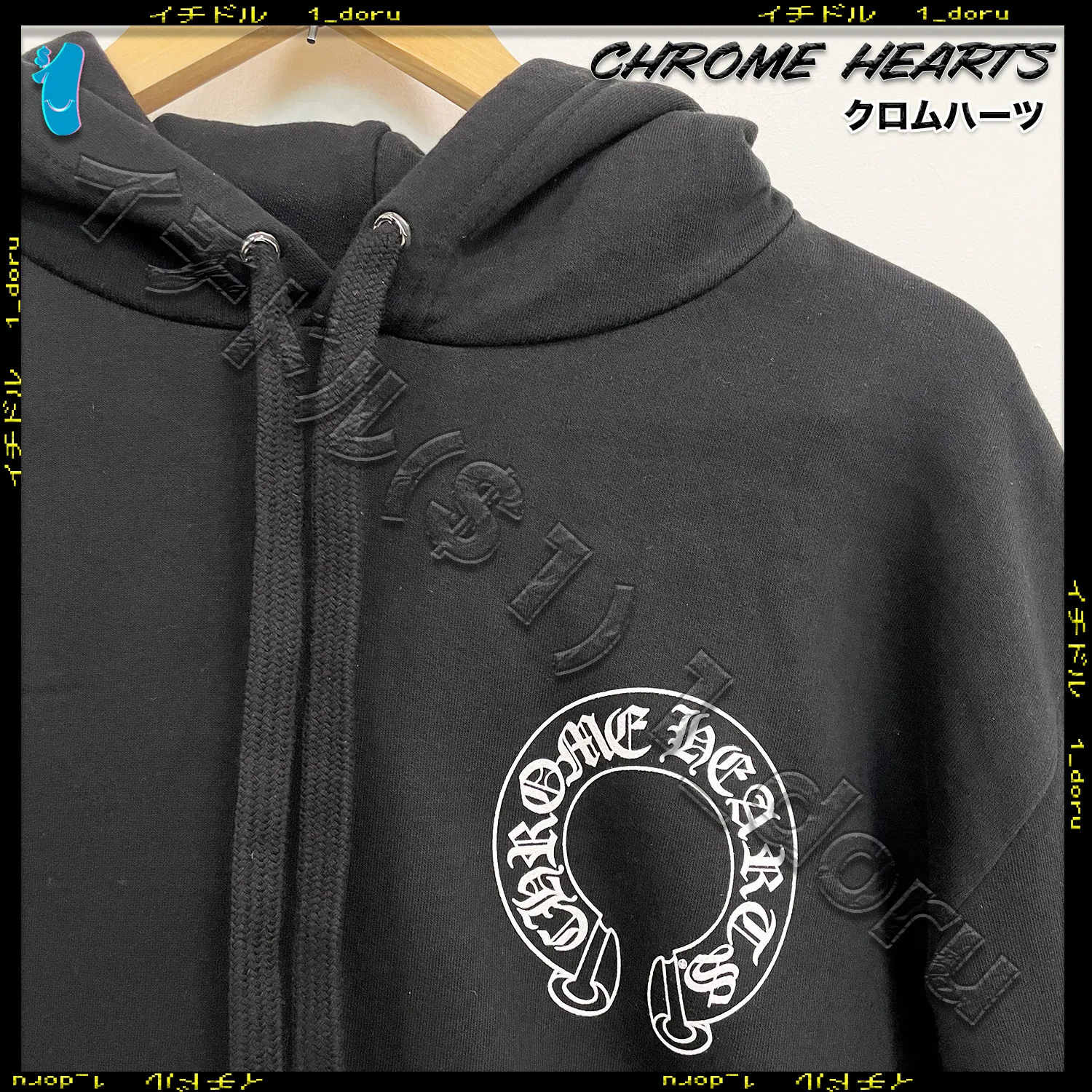 CHROME HEARTS  |Unisex Street Style Long Sleeves Cotton Logo Hoodies