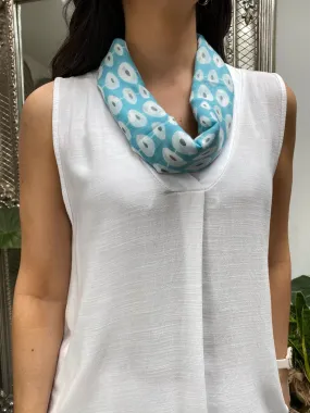 Circle Print Magnetic Scarf