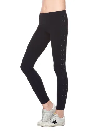 David Lerner Lattice Leggings Black