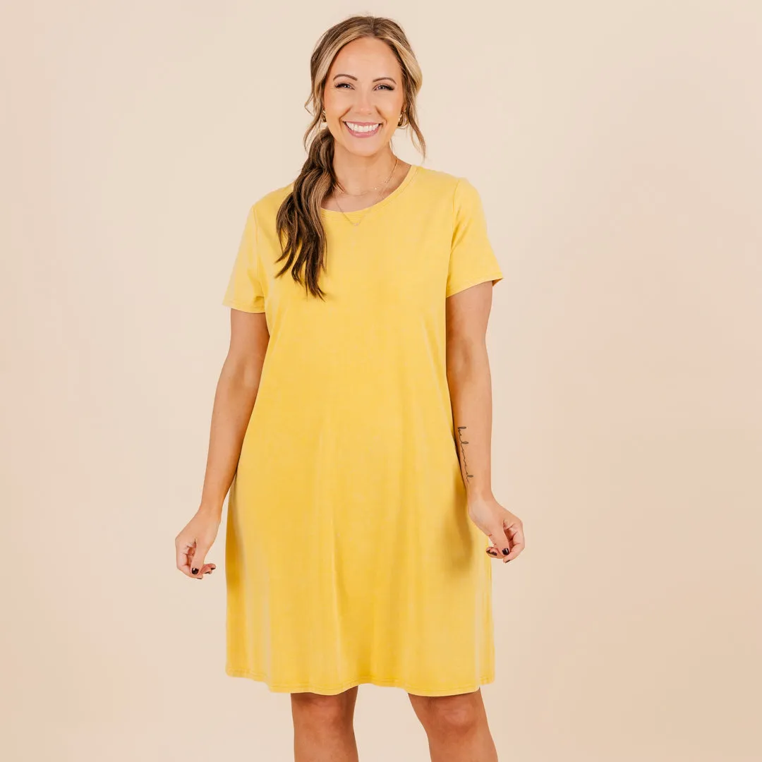 Day Out Dress, Mustard