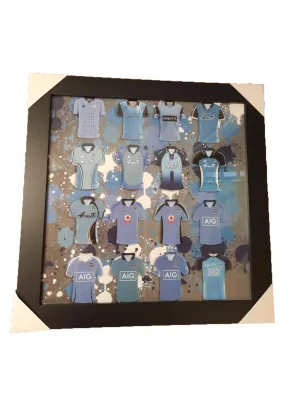 Dublin GAA Frame 47cm X 47cm