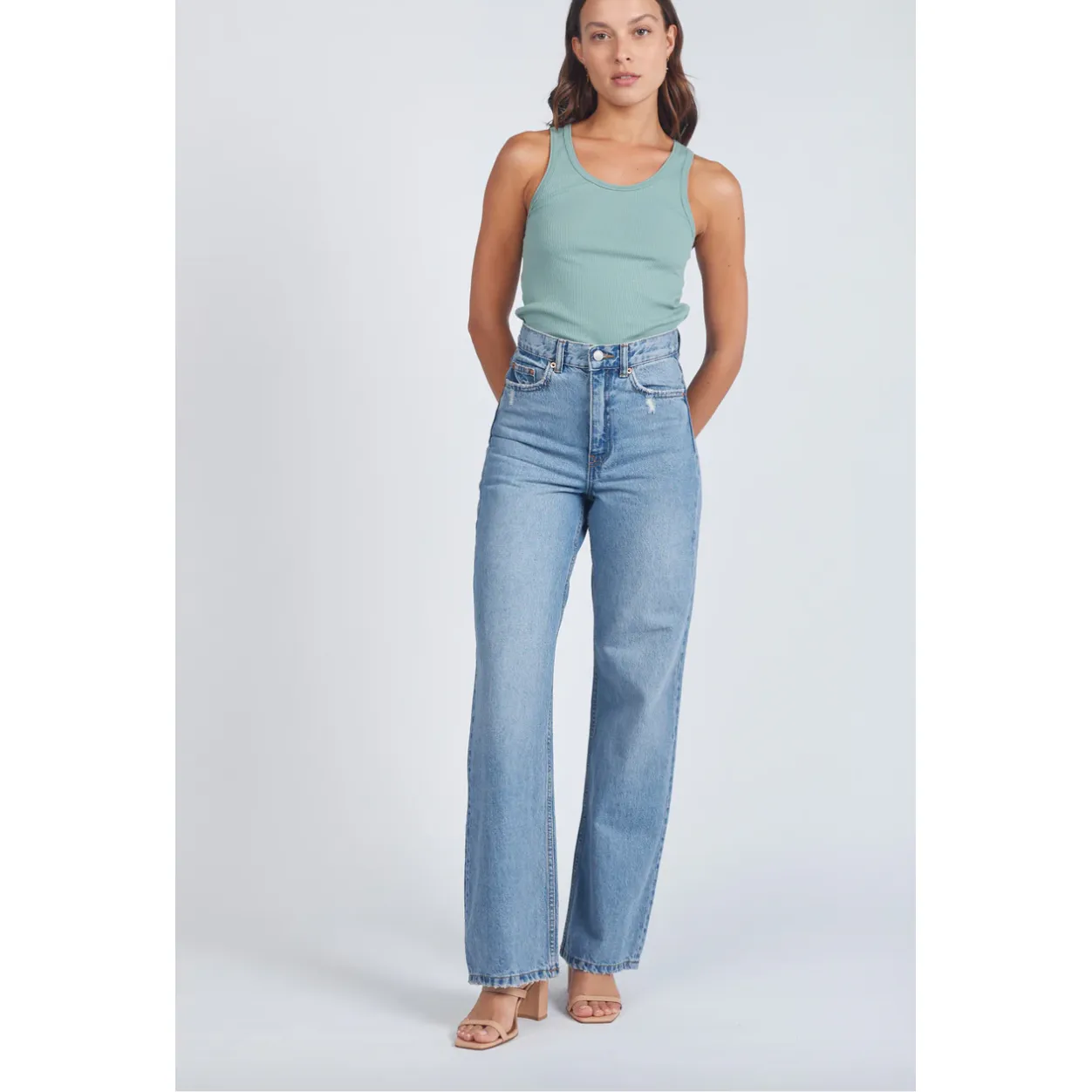 Echo Straight Jeans - Blue Jay