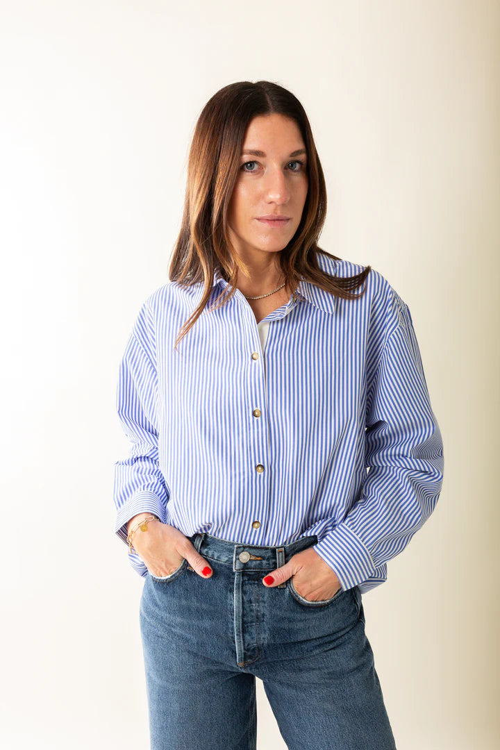 Elan Button Down Top