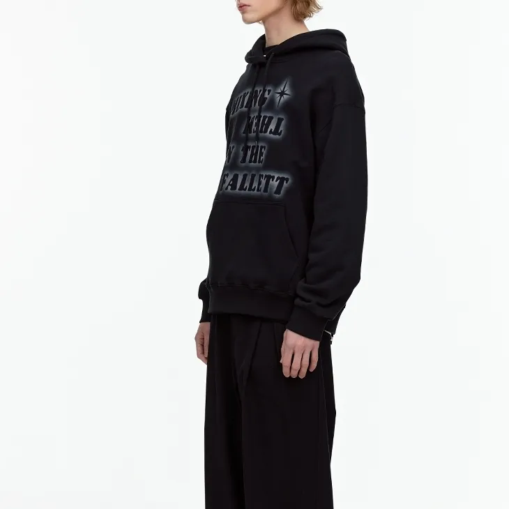 Fallett  |Unisex Street Style Long Sleeves Cotton Oversized Logo