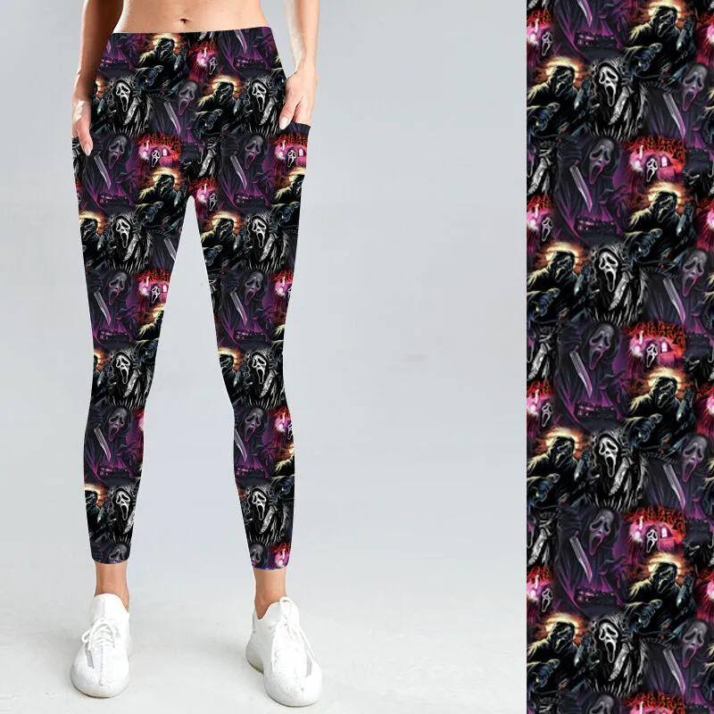 Favorite Scary Movie with Side Pocket Leggings