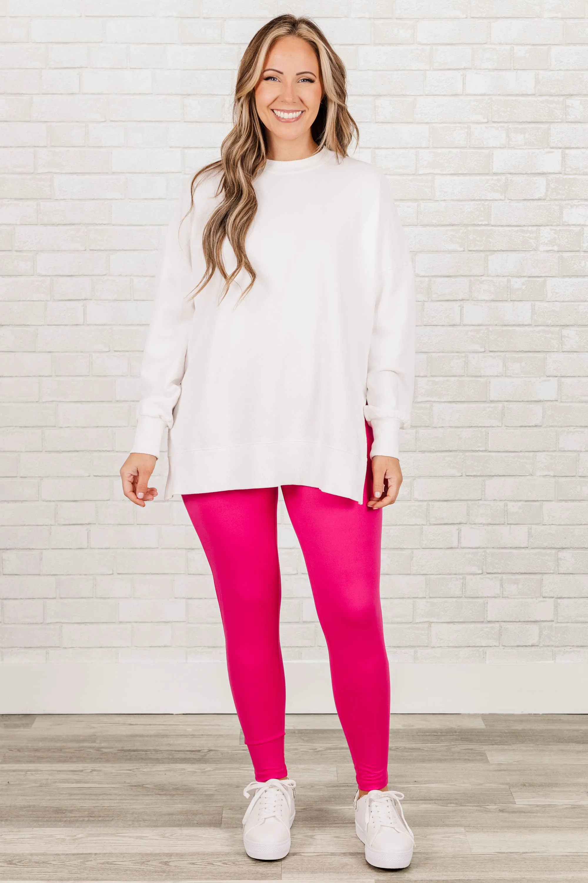 First Place Leggings, Hot Pink