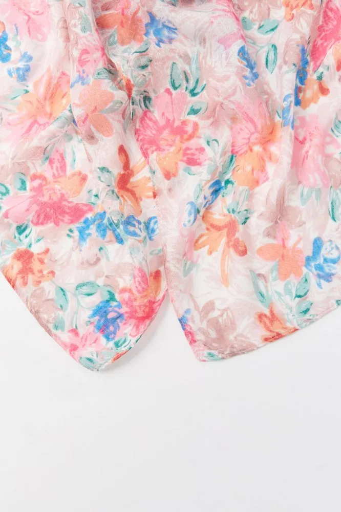 Flower Printed Shawl