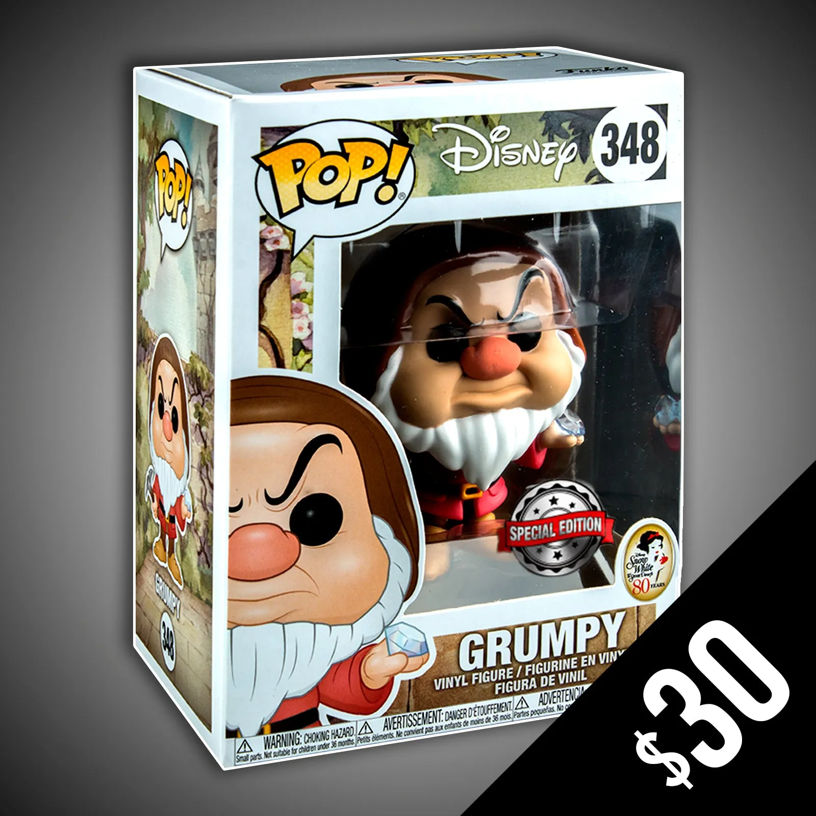 Funko Pop! Disney: Grumpy (With Diamond and Pick) #348