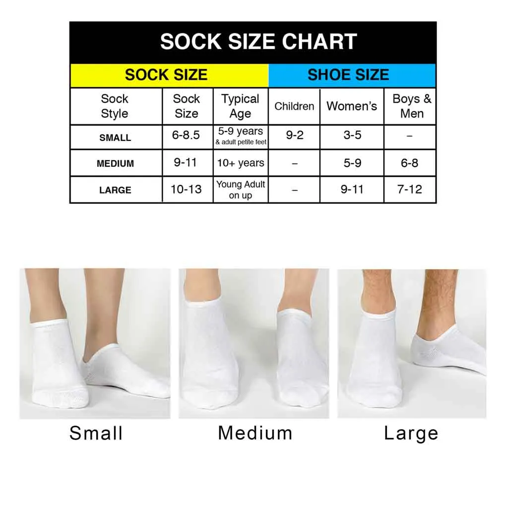 Funny Feet Socks Printed with Sippers for Men