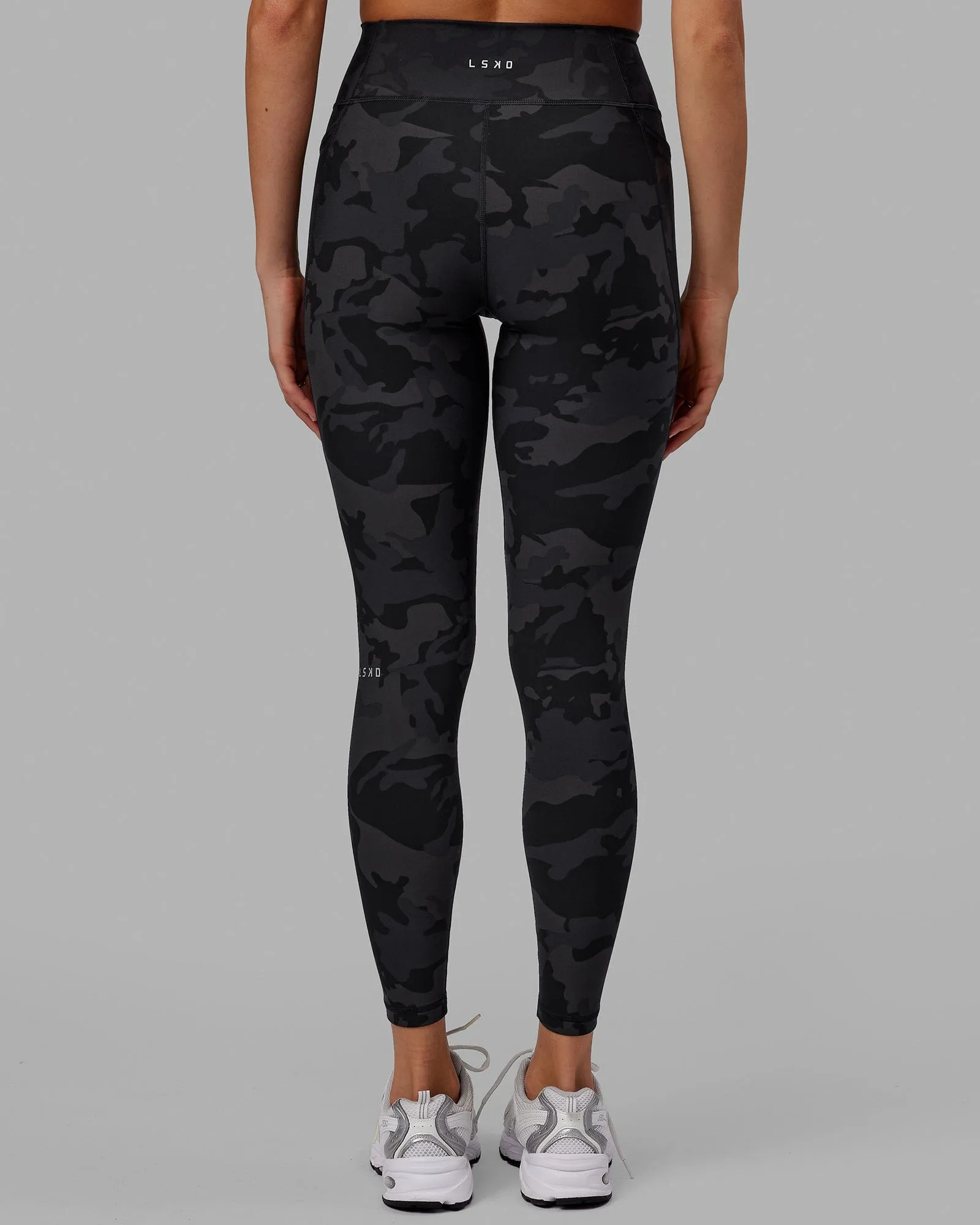 Fusion Full Length Leggings - Black Camo