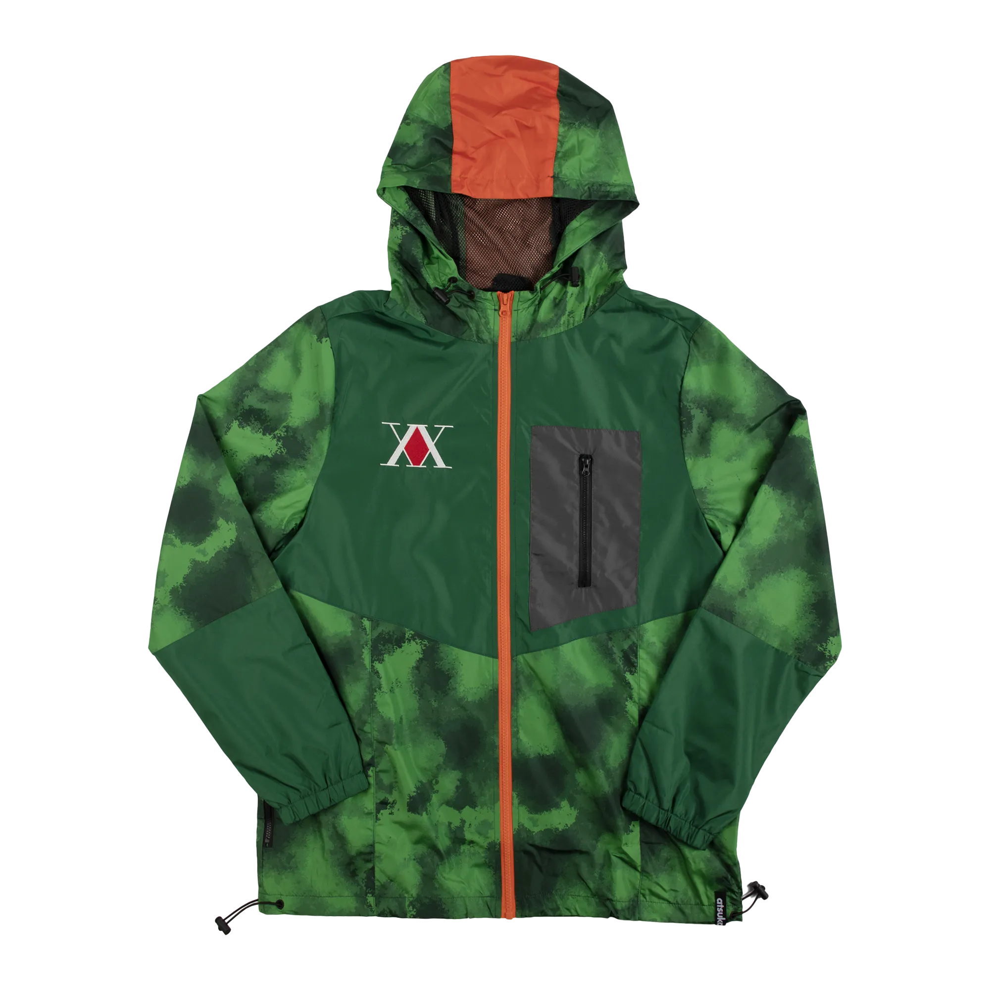 Gon Green Spray Paint Camo Anorak