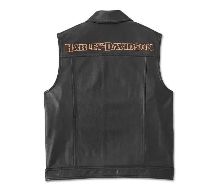 Harley Davidson  |Street Style Plain Logo Vests & Gillets