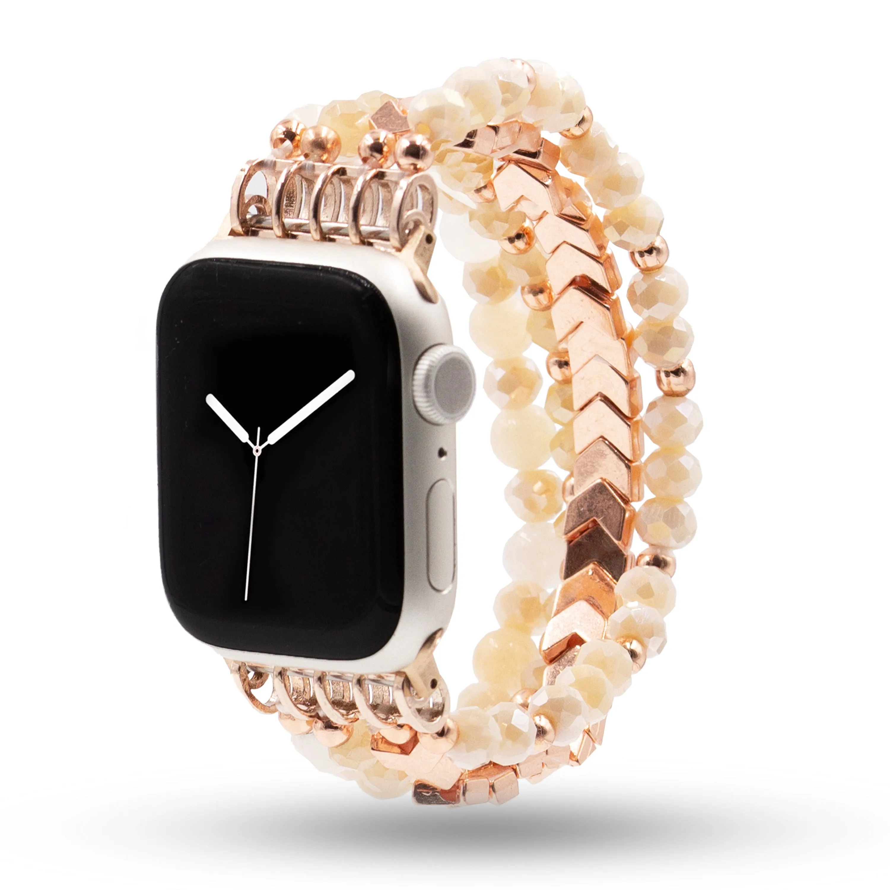 Herringbone Collection - Rose Gold Tawny Apple Watch Band (Ambassador)