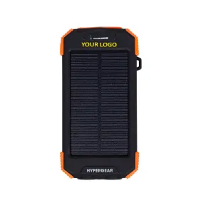 Hypergear Solar 10K Branded Wireless Power Bank, Black