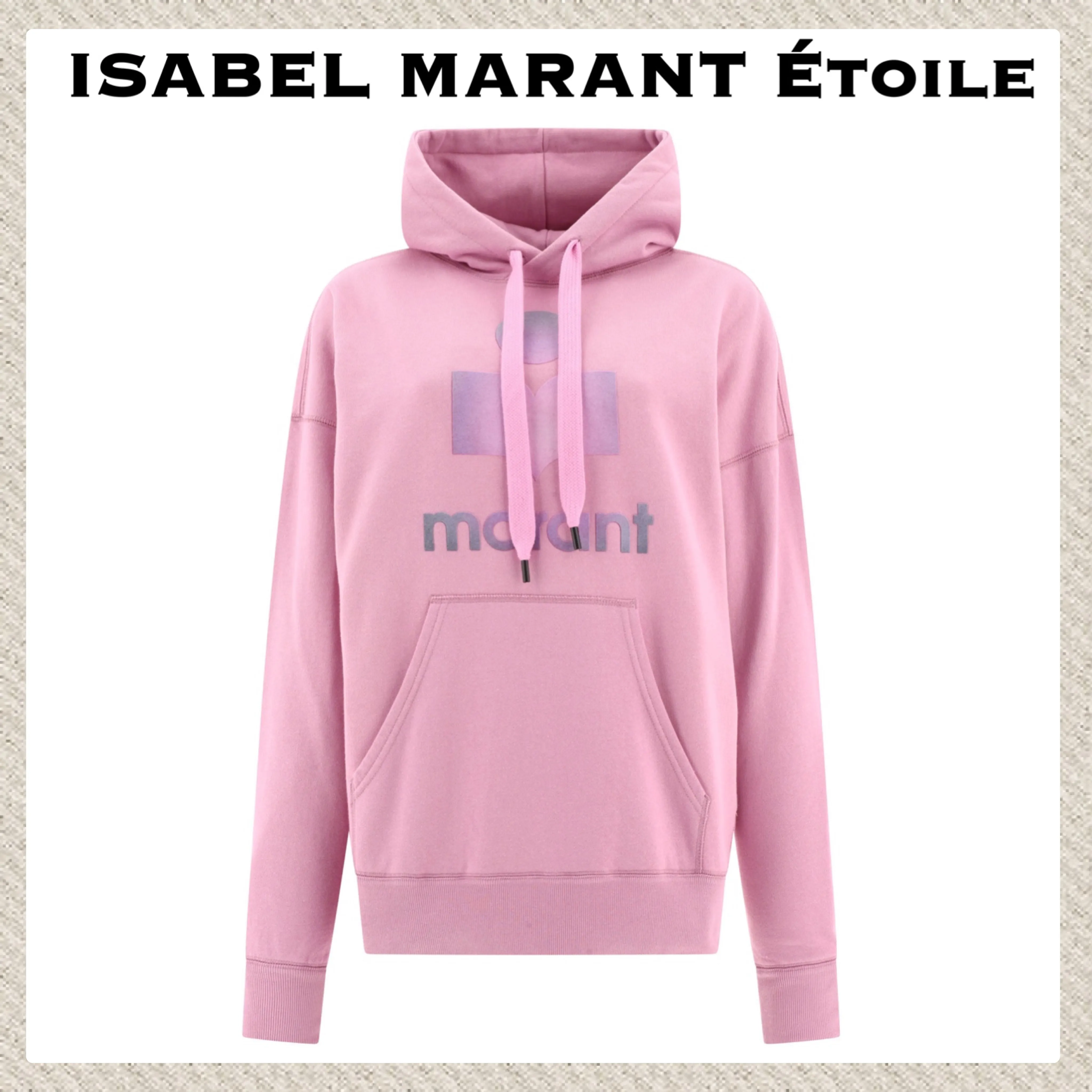 ISABEL MARANT ETOILE  |Unisex Long Sleeves Plain Cotton Oversized Logo