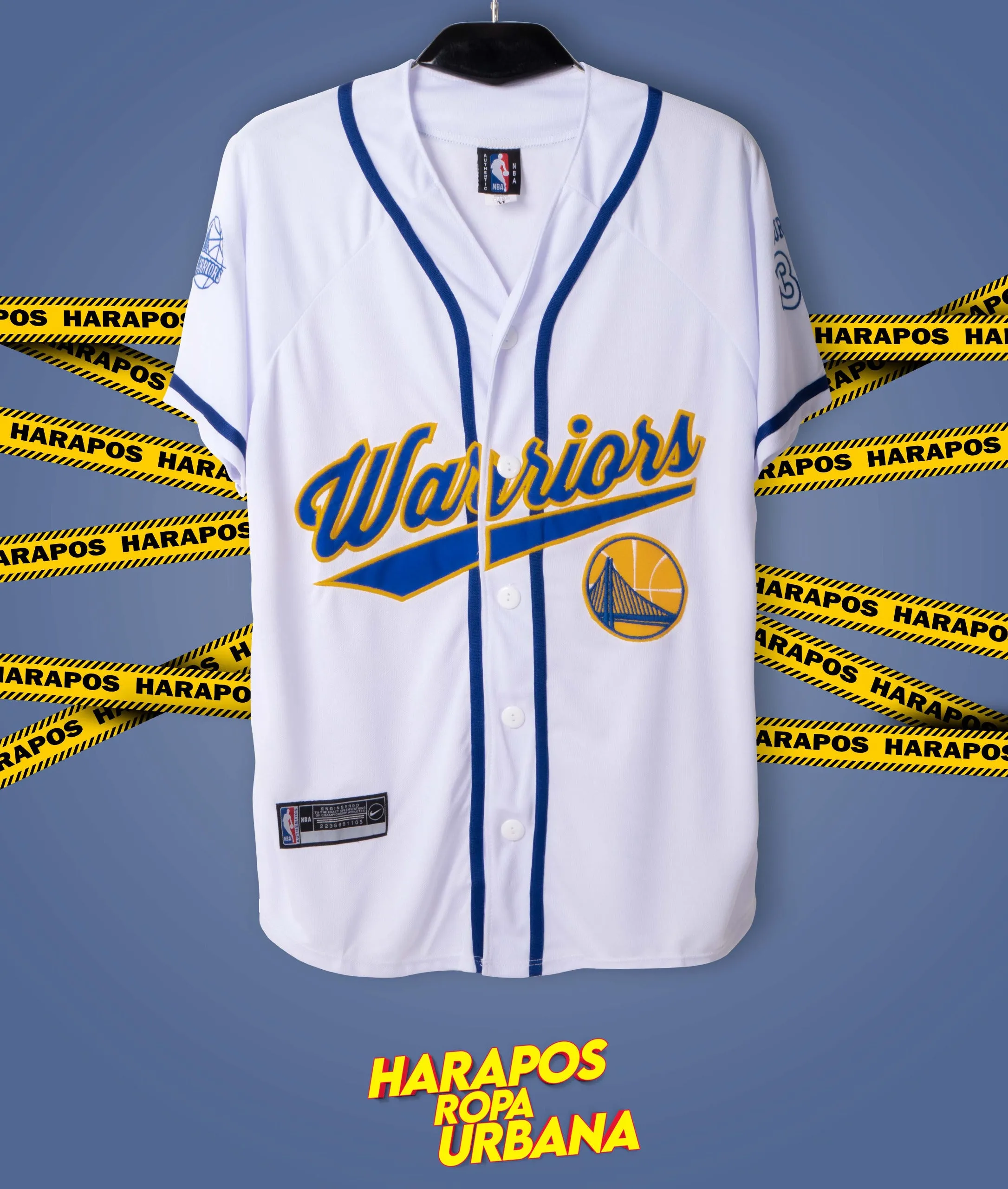 Jersey warriors blanca