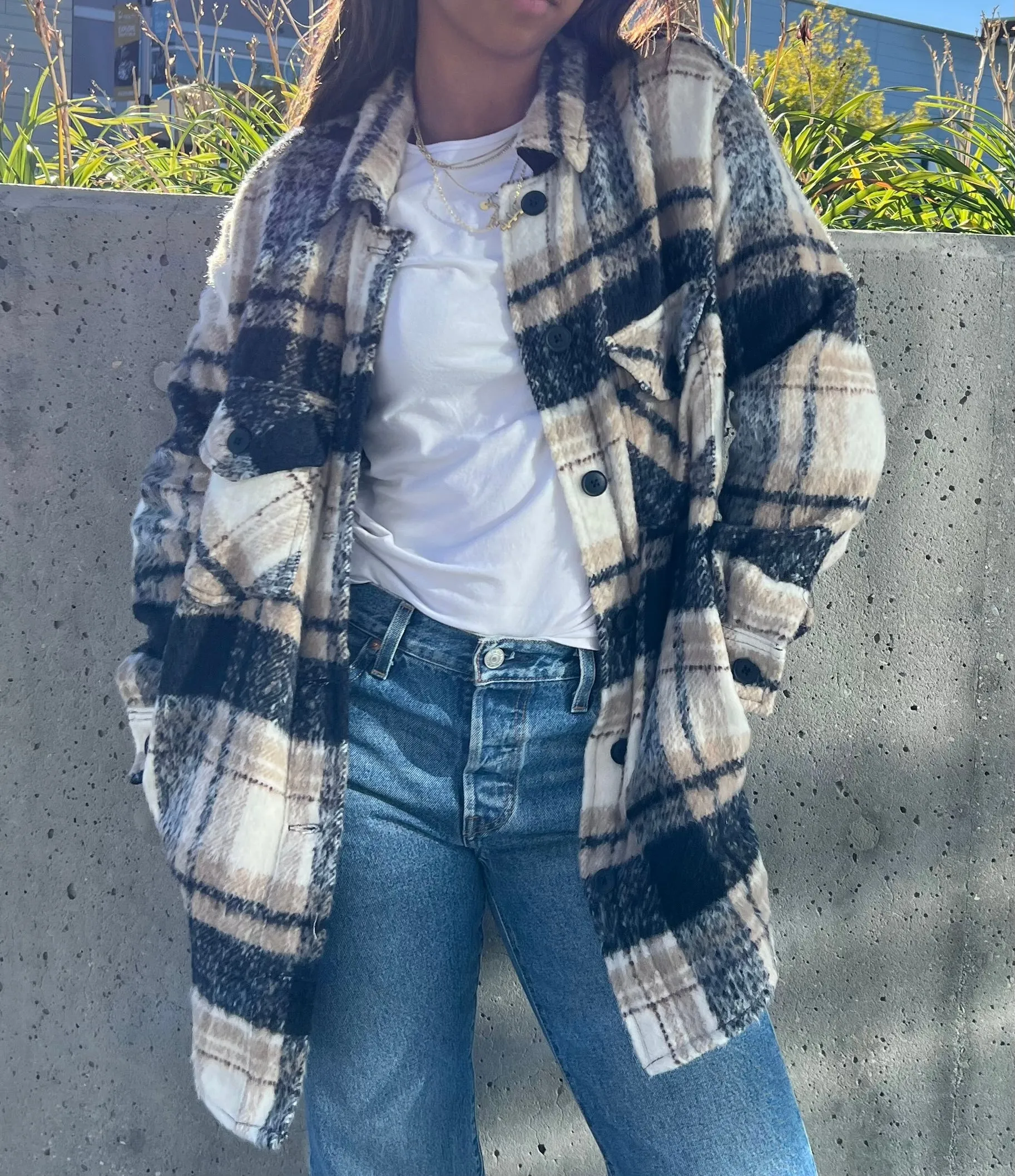 Jessica Plaid Shacket